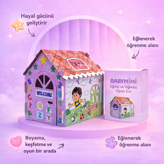 Babymimi Eğitici Ve Öğretici Oyun Evi