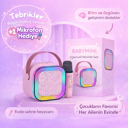 Babymimi Eğlenceli Karaoke Seti