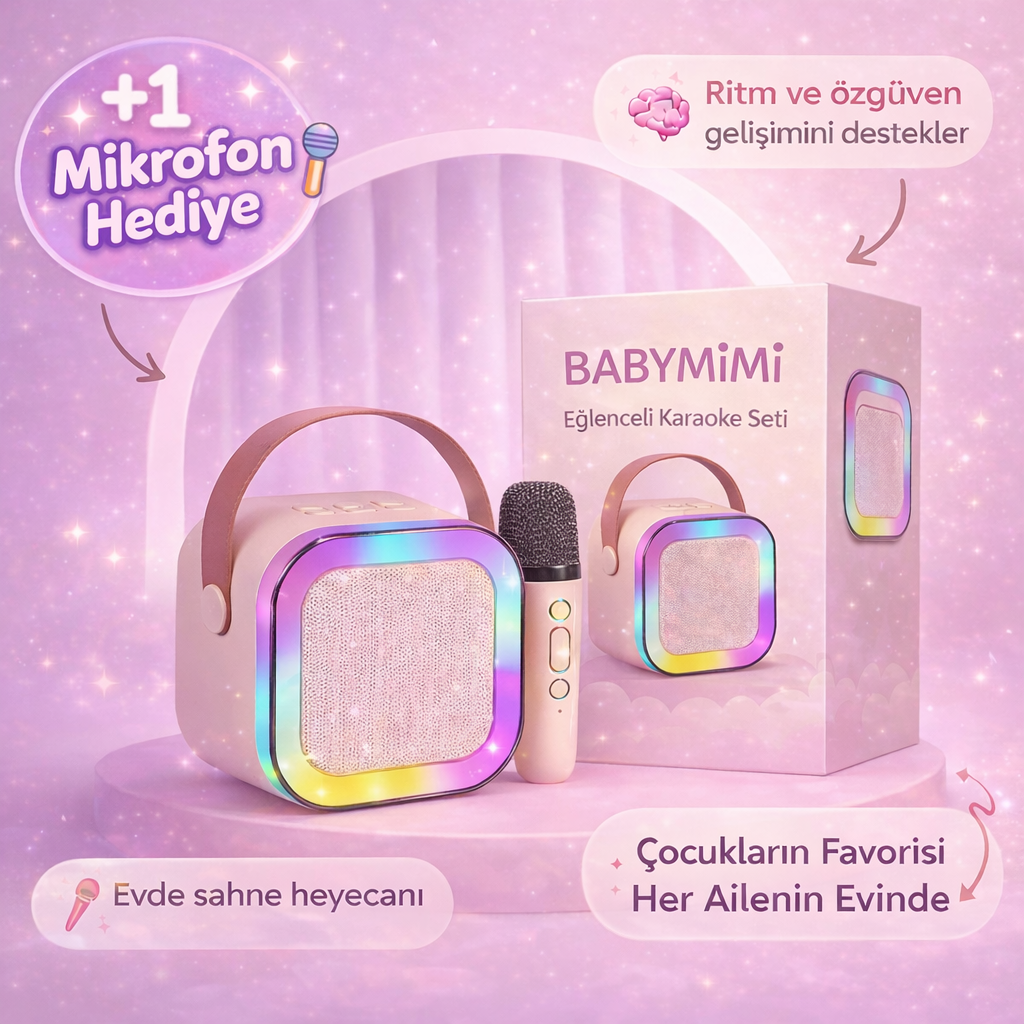 Babymimi Eğlenceli Karaoke Seti
